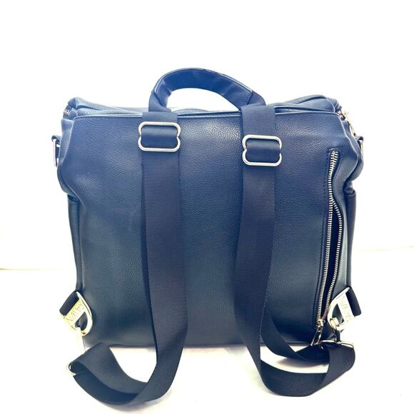 Fawn Design Black Large Diaper Bag Backpack Shoulder Bag - Picture 3 of 7